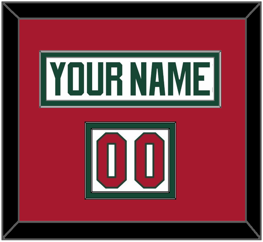 Minnesota Nameplate & Number (Shoulder) - Road White - Signature Tier 4