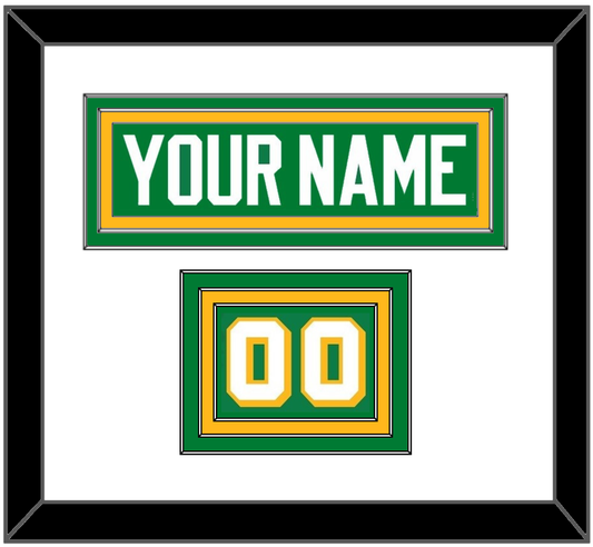 Minnesota Nameplate & Number (Shoulder) - Alternate Green - Premier Tier 1