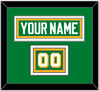 Minnesota Nameplate & Number (Shoulder) - Alternate Green - Premier Tier 2