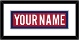 Montreal Nameplate - Home Red - Single Mat 1