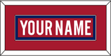 Montreal Nameplate - Home Red - Single Mat 2