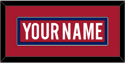 Montreal Nameplate - Road/Home Red (1997-2007) - Essential Tier 2