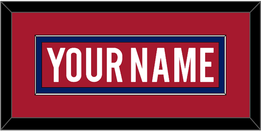Montreal Nameplate - Home Red - Essential Tier 2