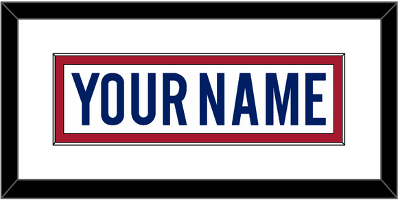 Montreal Nameplate - Road White - Single Mat 1