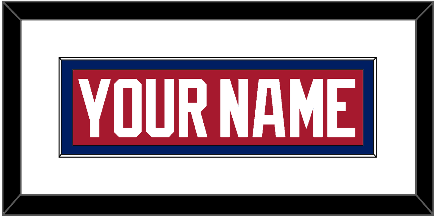 Montreal Nameplate - Road Red (1984-1997) - Essential Tier 1
