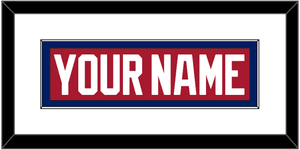 Montreal Nameplate - Road Red (1984-1997) - Single Mat 1