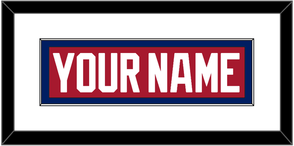 Montreal Nameplate - Road Red (1984-1997) - Single Mat 1