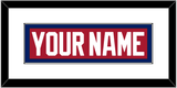 Montreal Nameplate - Road Red (1984-1997) - Single Mat 1