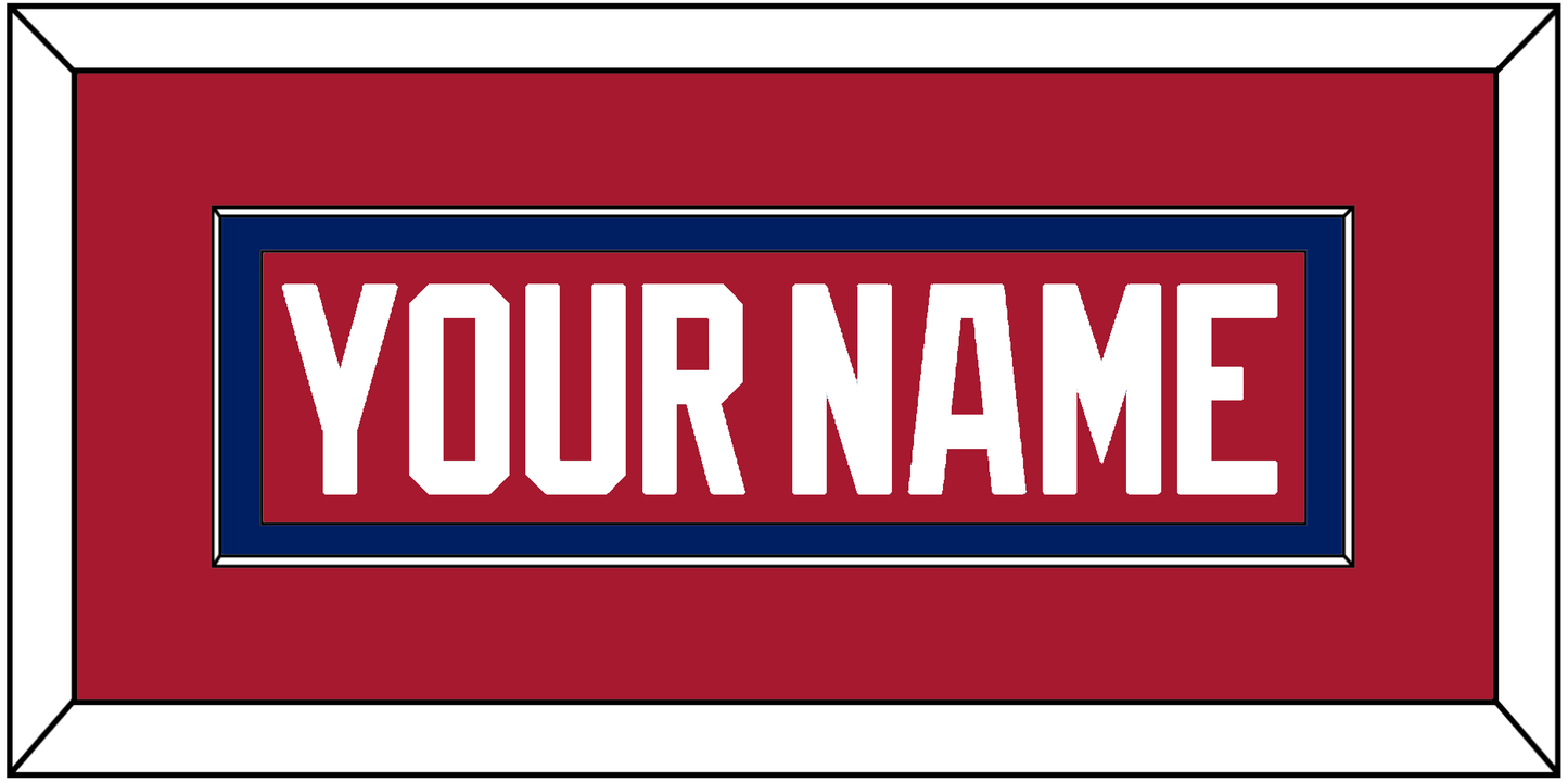 Montreal Nameplate - Road Red (1984-1997) - Essential Tier 2
