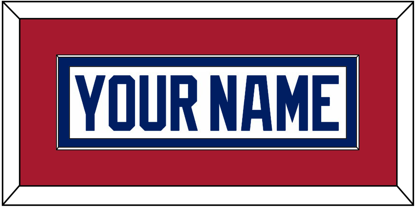 Montreal Nameplate - Home White (1984-1997) - Essential Tier 2