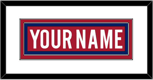 Montreal Nameplate - Home Red - Signature Tier 1