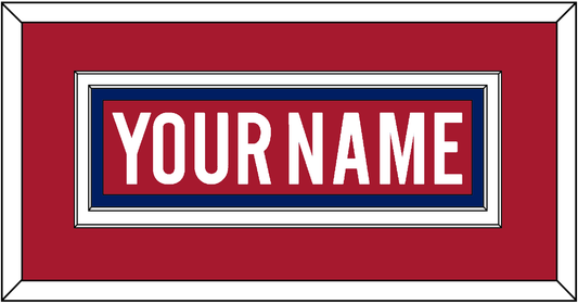 Montreal Nameplate - Home Red - Signature Tier 2
