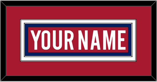 Montreal Nameplate - Home Red - Signature Tier 2