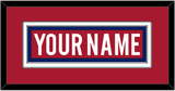 Montreal Nameplate - Home Red - Double Mat 2