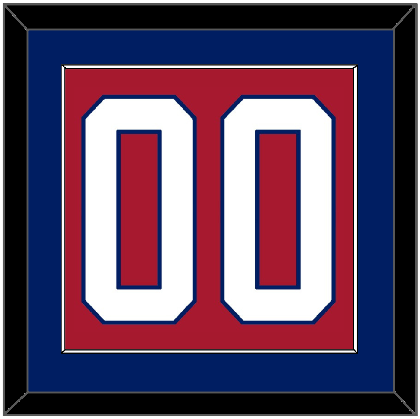 Montreal Number (Back) - Home Red - Essential Tier 2
