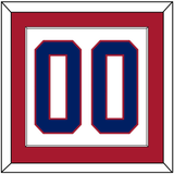 Montreal Number (Back) - Home White (1984-1997) - Single Mat 1