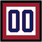 Montreal Number (Back) - Home White (1984-1997) - Single Mat 1