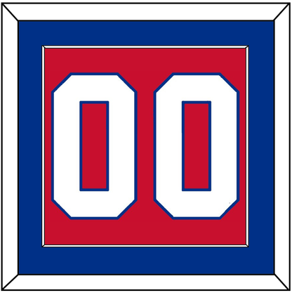 Montreal Number (Back) - Home Red (1966-1970) - Essential Tier 2