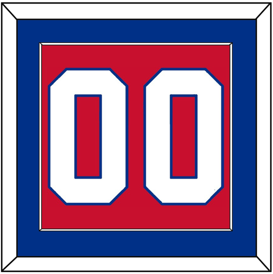 Montreal Number (Back) - Road Red (1970-1977) - Essential Tier 2