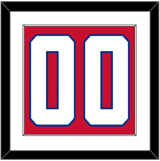 Montreal Number (Back) - Home Red (1947-1966) - Essential Tier 1