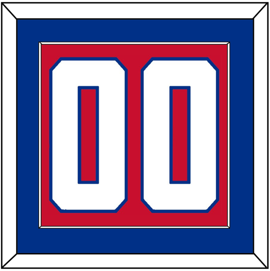 Montreal Number (Back) - Home Red (1947-1966) - Essential Tier 2
