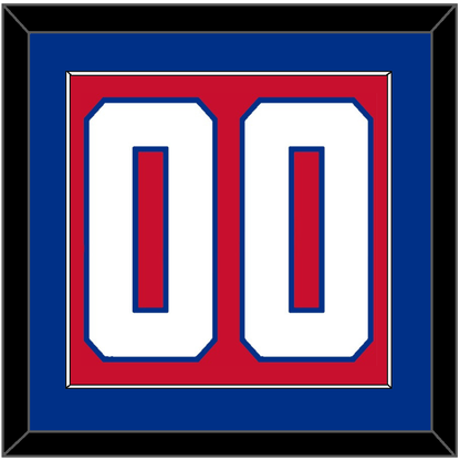 Montreal Number (Back) - Home Red (1947-1966) - Essential Tier 2