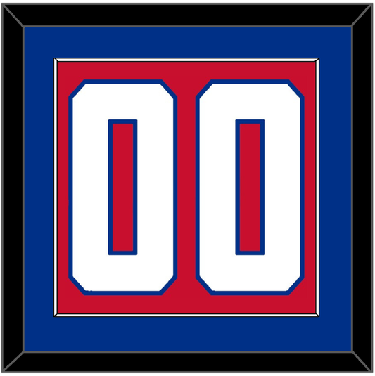 Montreal Number (Back) - Home Red (1947-1966) - Essential Tier 2