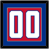 Montreal Number (Back) - Home Red (1947-1966) - Single Mat 2