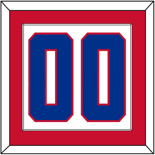 Montreal Number (Back) - Road White (1947-1966) - Essential Tier 1