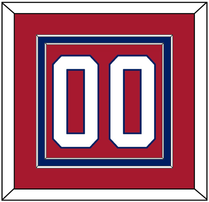 Montreal Number (Back) - Home Red - Signature Tier 2
