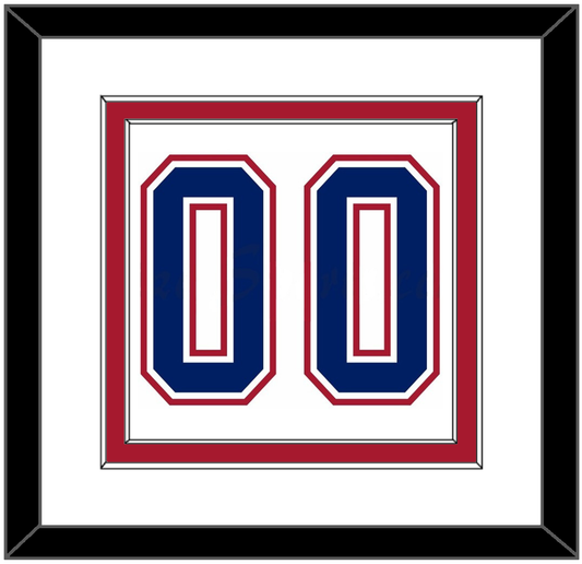 Montreal Number (Back) - Home/Road White (1997-2007) - Signature Tier 1