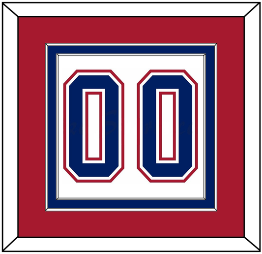 Montreal Number (Back) - Road White - Signature Tier 2