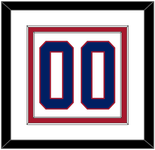 Montreal Number (Back) - Home White (1984-1997) - Signature Tier 1