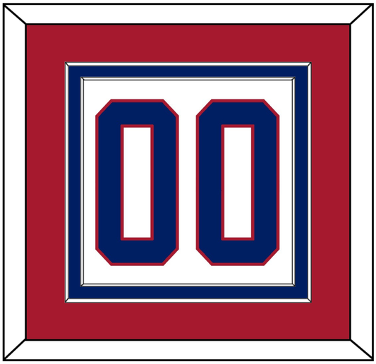 Montreal Number (Back) - Home White (1984-1997) - Signature Tier 2