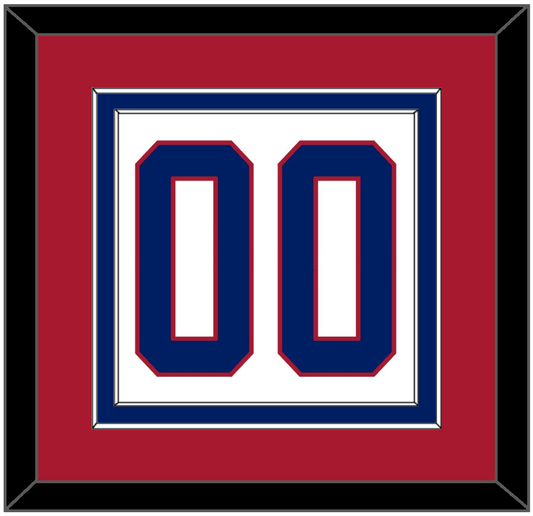 Montreal Number (Back) - Home White (1984-1997) - Signature Tier 2