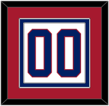 Montreal Number (Back) - Home White (1984-1997) - Double Mat 2