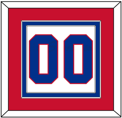 Montreal Number (Back) - Home White (1970-1977) - Signature Tier 2
