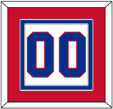 Montreal Number (Back) - Home White (1977-1984) - Double Mat 2