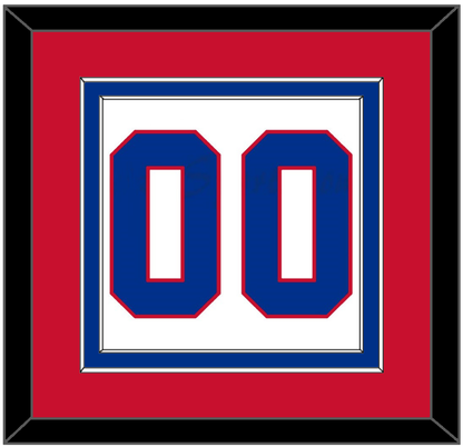 Montreal Number (Back) - Home White (1977-1984) - Signature Tier 2
