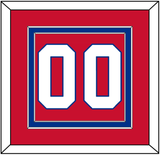 Montreal Number (Back) - Road Red (1977-1984) - Double Mat 2