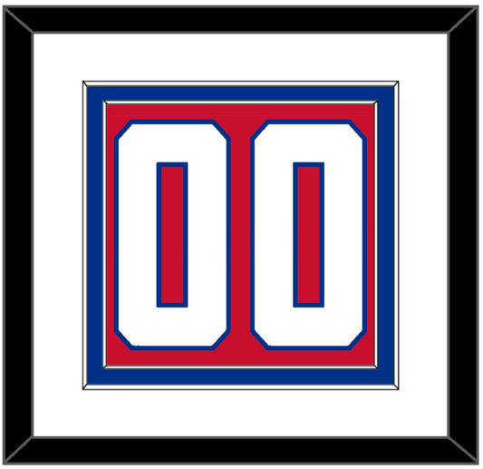 Montreal Number (Back) - Home Red (1947-1966) - Signature Tier 1