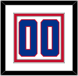 Montreal Number (Back) - Road White (1947-1966) - Double Mat 1