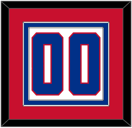 Montreal Number (Back) - Road White (1947-1966) - Signature Tier 2