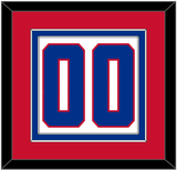 Montreal Number (Back) - Road White (1947-1966) - Double Mat 2