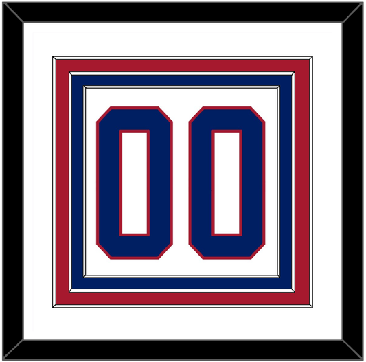 Montreal Number (Back) - Home White (1984-1997) - Premier Tier 1