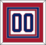 Montreal Number (Back) - Home White (1984-1997) - Triple Mat 2