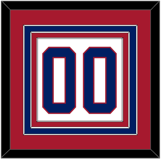 Montreal Number (Back) - Home White (1984-1997) - Premier Tier 2
