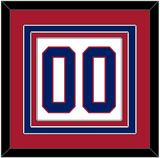 Montreal Number (Back) - Home White (1984-1997) - Triple Mat 2