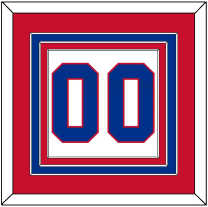 Montreal Number (Back) - Road White (1966-1970) - Premier Tier 2