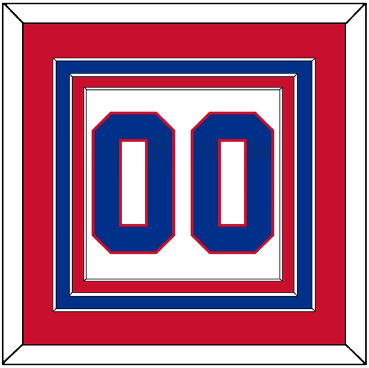 Montreal Number (Back) - Home White (1977-1984) - Premier Tier 2